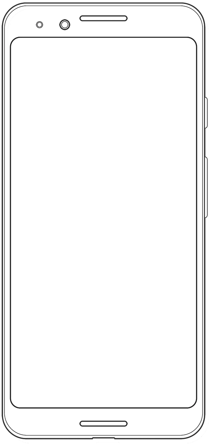 Mobile phone mockup